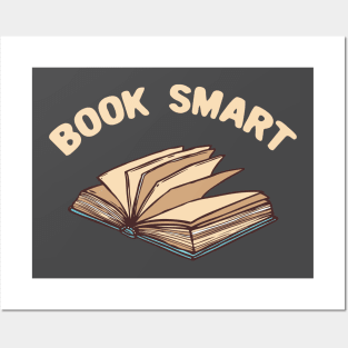 Book smart vintage typography Posters and Art